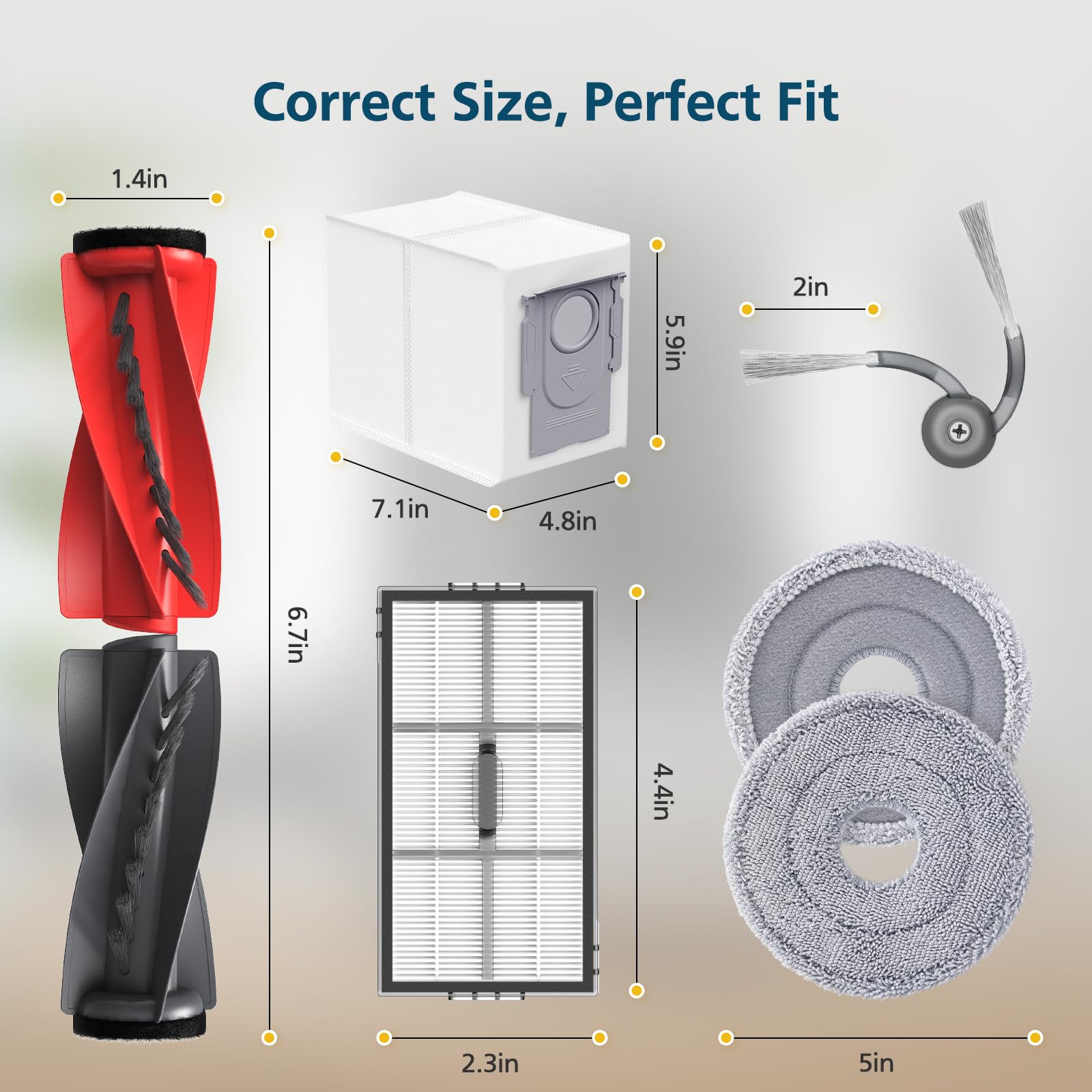 Lacvik Saros 10R compatibility with Roborock Saros 10R, easy swap.