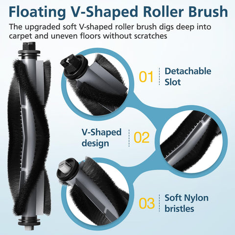 Lacvik T20+ side brushes reach corners for thorough cleaning.
