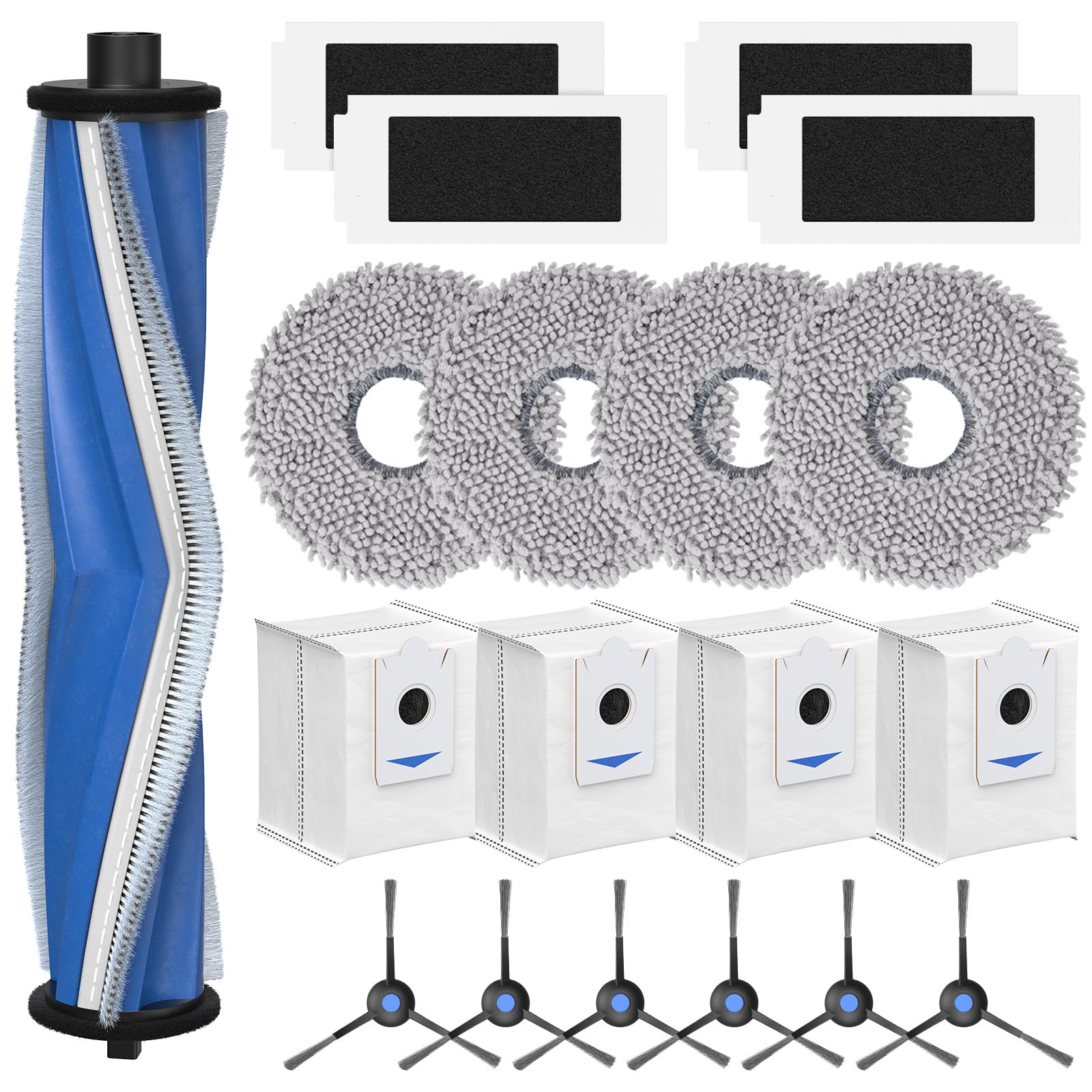 Lacvik T30S V-shaped brush for DEEBOT cleaning that lifts dirt while protecting floors.
