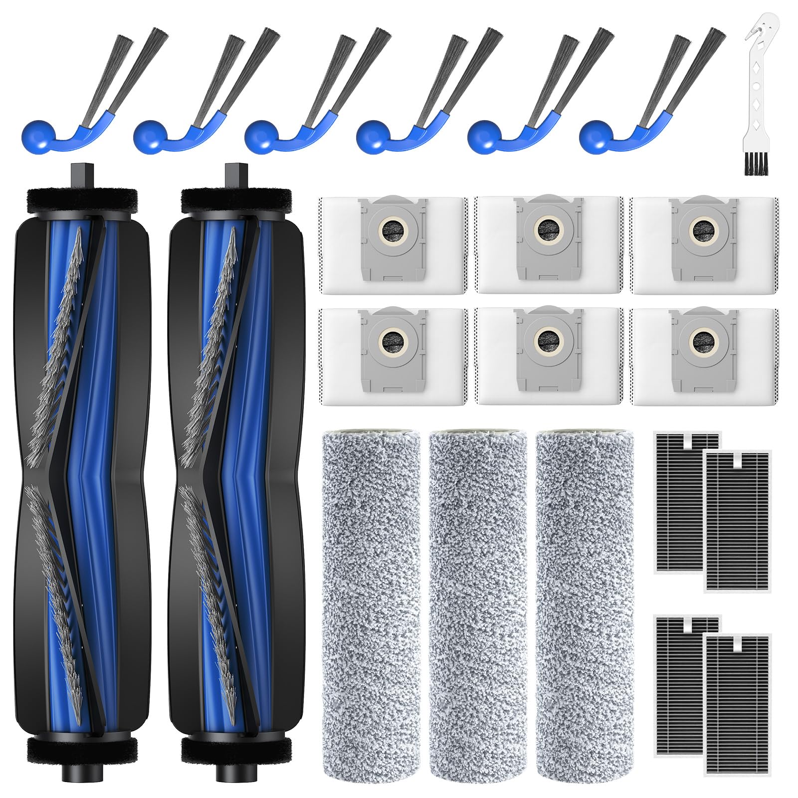 Lacvik T80 Omni main brush for DEEBOT boosts edge cleaning and pet-hair pickup