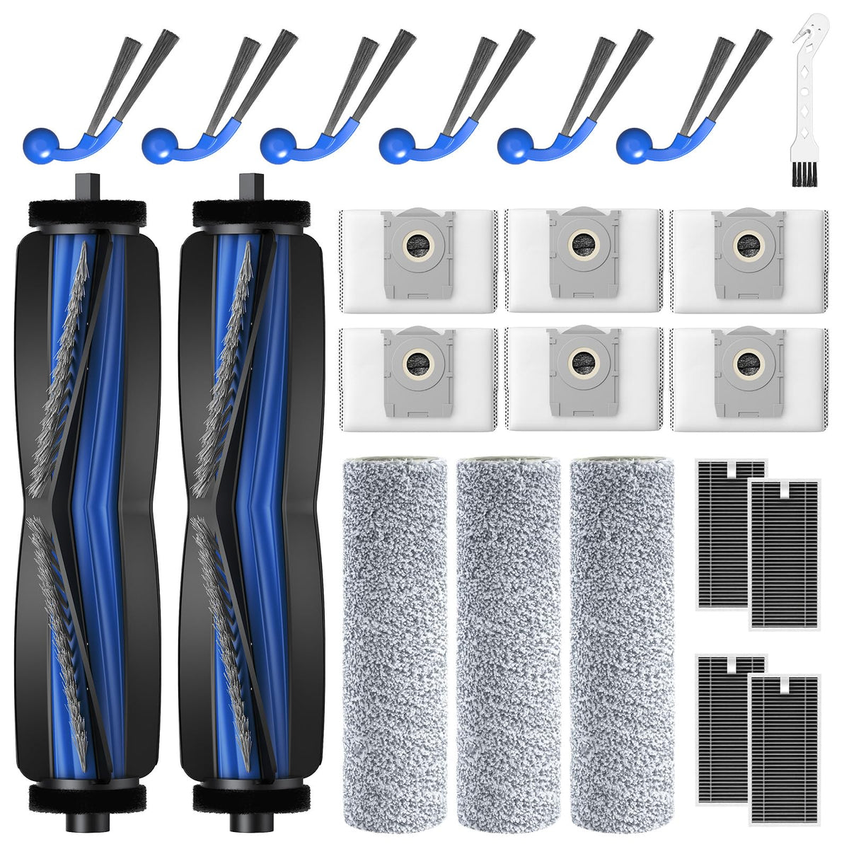 Lacvik T80 Omni main brush for DEEBOT boosts edge cleaning and pet-hair pickup