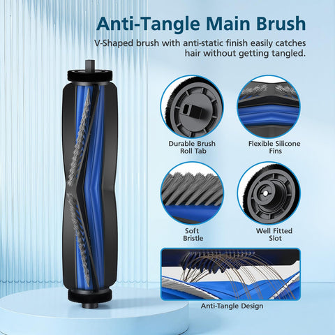 Lacvik T80 Omni side brush for DEEBOT reaches corners for thorough cleaning