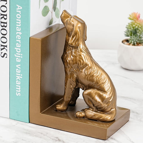 LADDERU dog bookends make a thoughtful gift for dog lovers and readers.