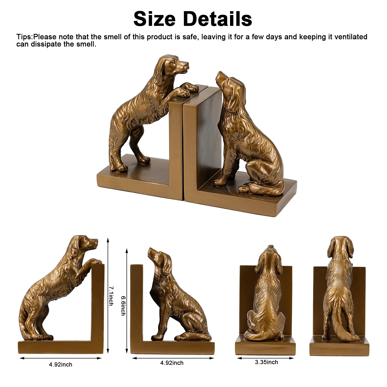 LADDERU multipurpose bookends organize books, files, magazines, and more on any shelf.