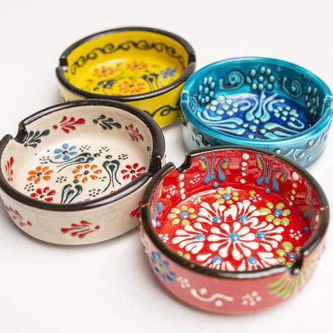 Ladem Group dishwasher-safe ceramic ashtray for easy cleaning