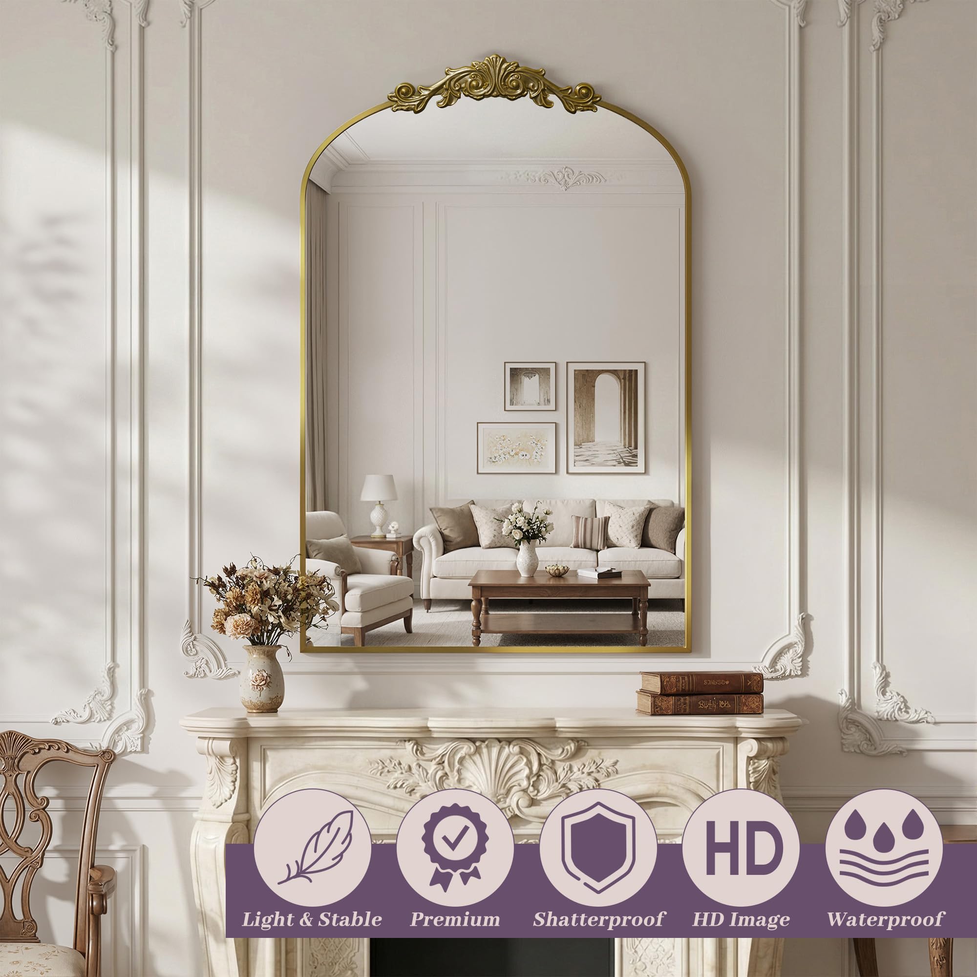 LadyNow HD explosion-proof glass delivers clear, safe reflections for daily use.