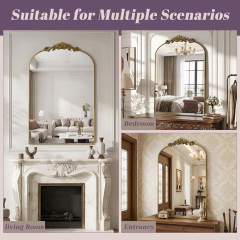 LadyNow versatile decorative wall mirror suits bedrooms, hallways, and entryways.