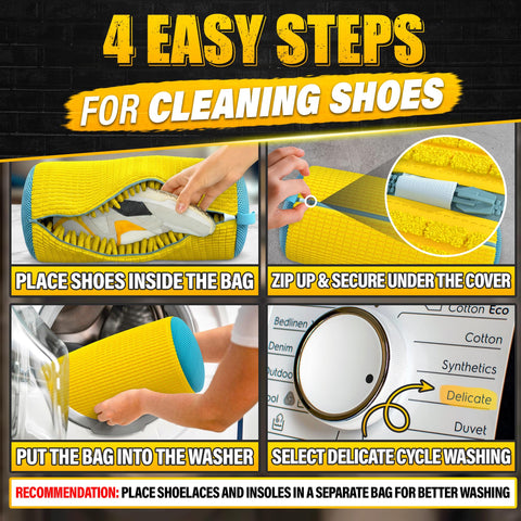 Lagarto XXL Premium Shoe Bag fits most shoes and sizes easily.
