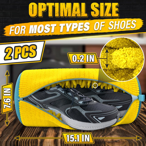 Lagarto XXL Premium Shoe Bag protects sneakers from scuffs during machine washing.