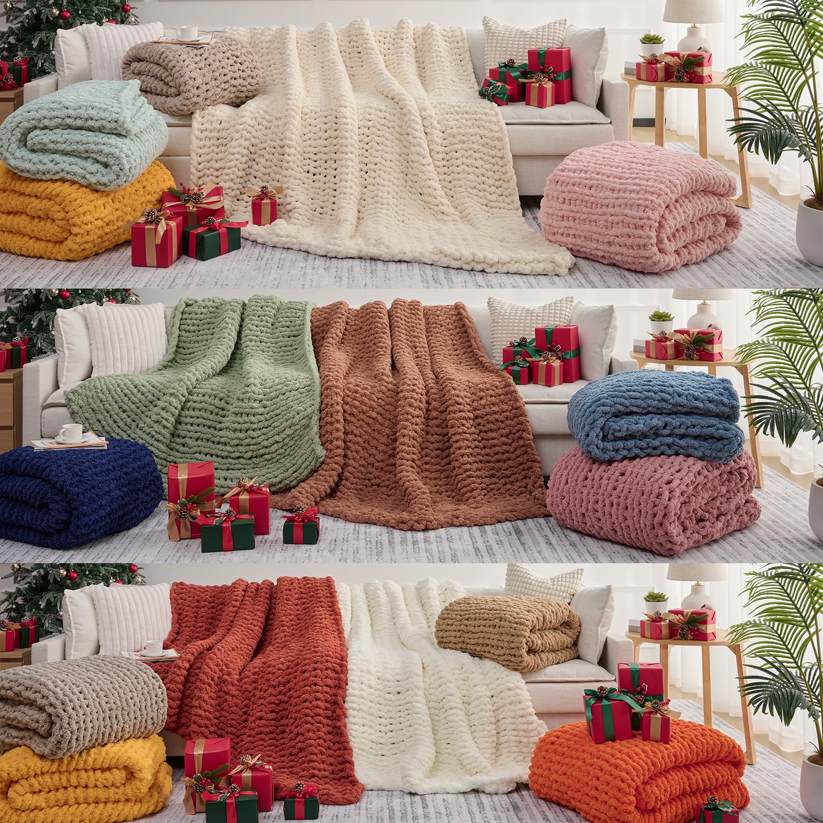L'AGRATY gift-ready blanket displayed as a thoughtful present.