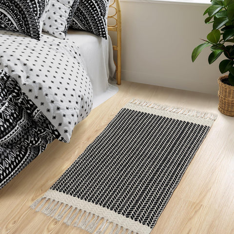 Lahome Belle Boho rug lightweight and portable for easy redecorating