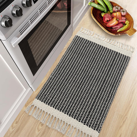 Lahome Belle Boho rug soft cotton feels gentle under bare feet