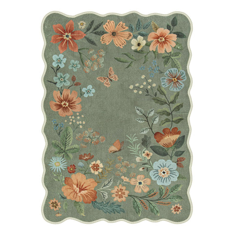 Lahome boho floral pattern enhances cozy decor in living rooms or bedrooms.