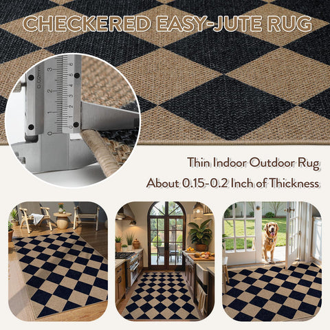 Lahome Colette entry rug placed in an airy entryway for daily convenience