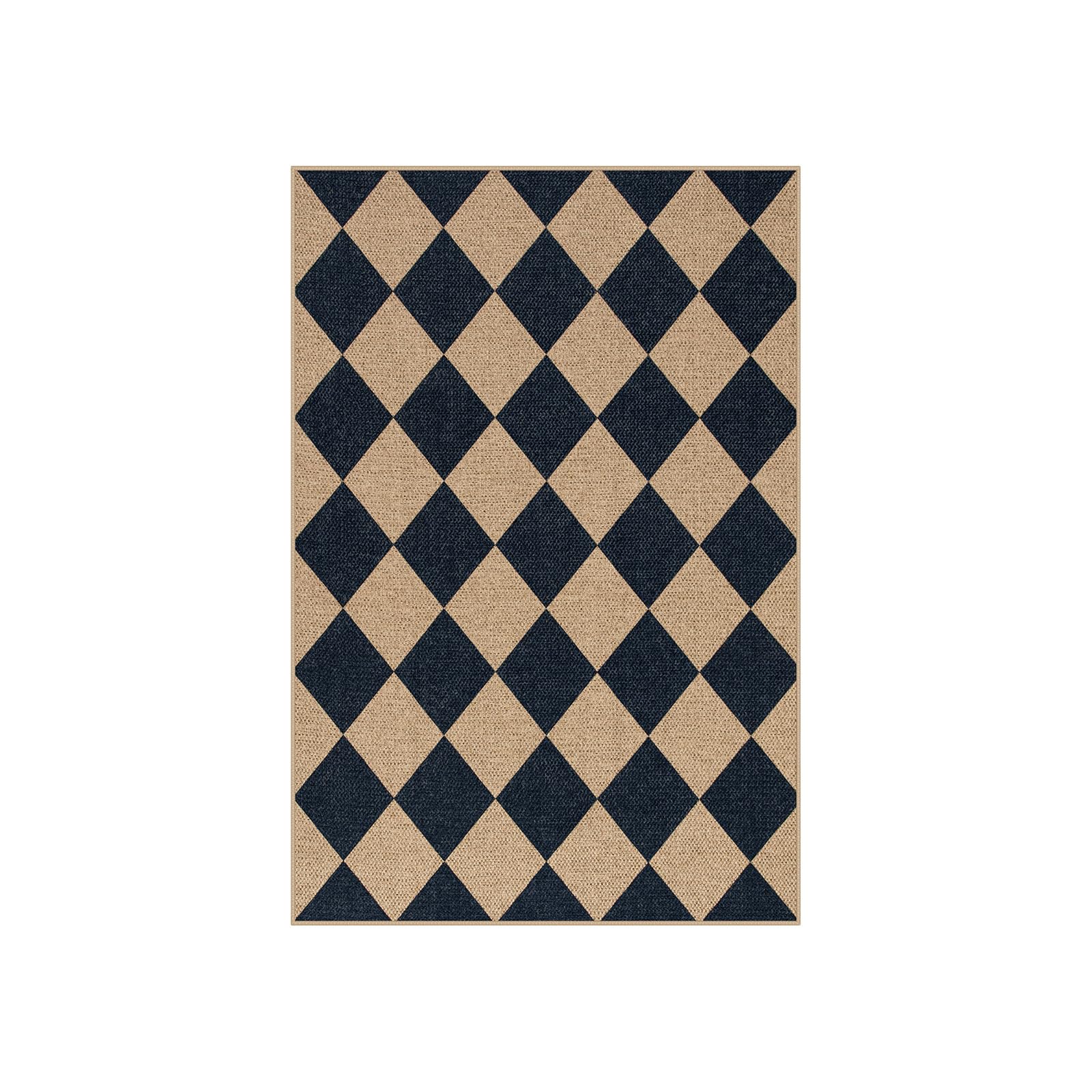 Checker pattern of Lahome Colette adds timeless texture to decor