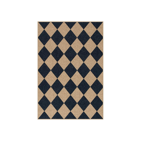 Checker pattern of Lahome Colette adds timeless texture to decor