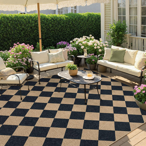 Lahome Colette rug with non-slip backing enhances safety on smooth floors.