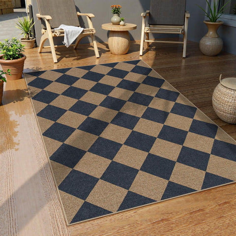 Lahome Colette entryway rug with TPE backing showing grip on floor