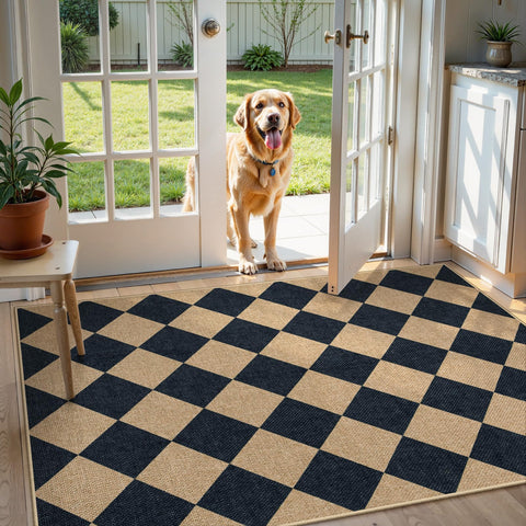 Lahome Colette patio rug suitable for outdoor dining areas with natural aesthetic