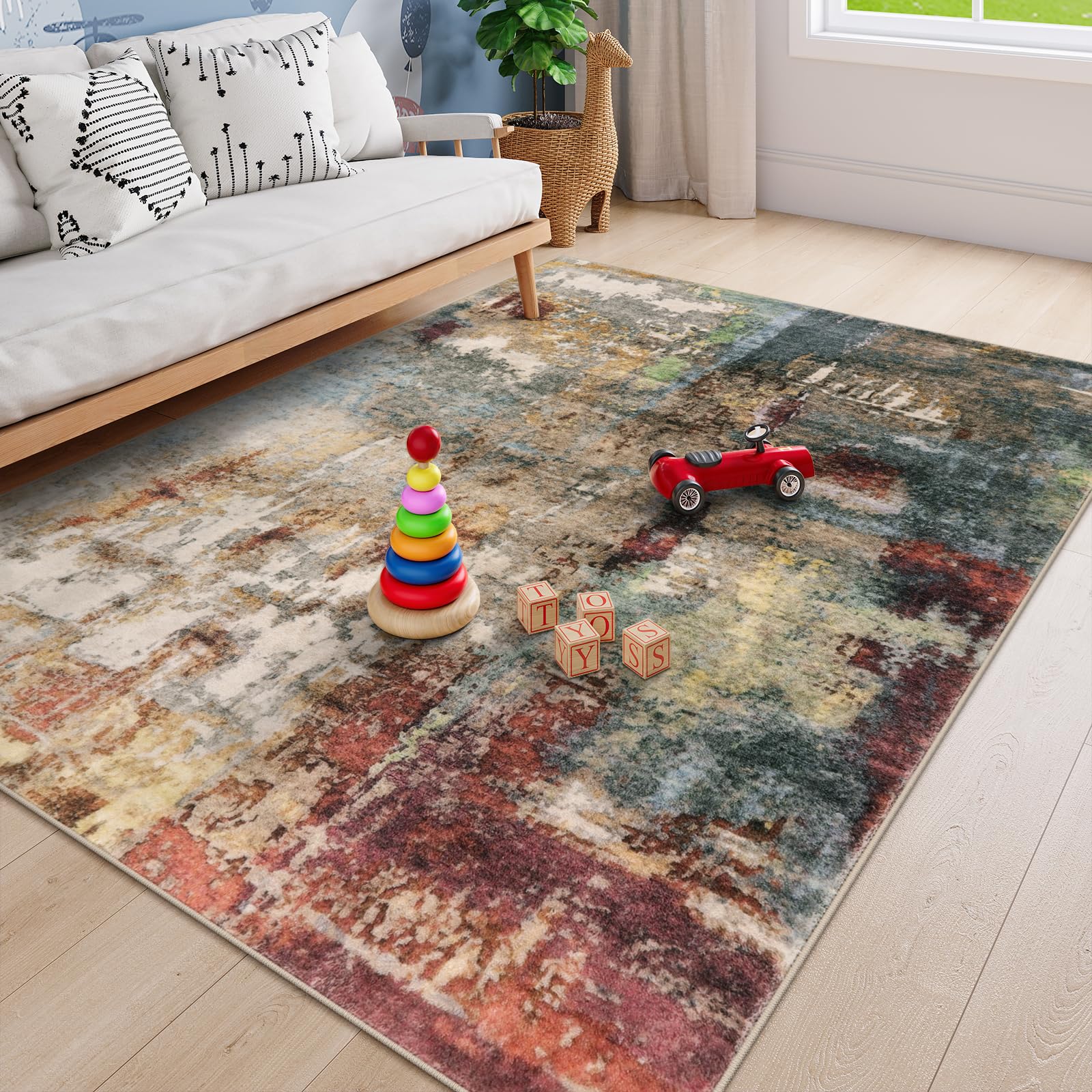 Lahome color-splashed palette brightens entryways and living spaces