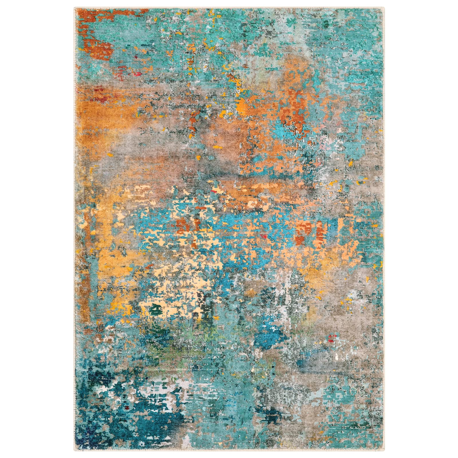 Lahome easy-care rug after vacuuming and wipe-down