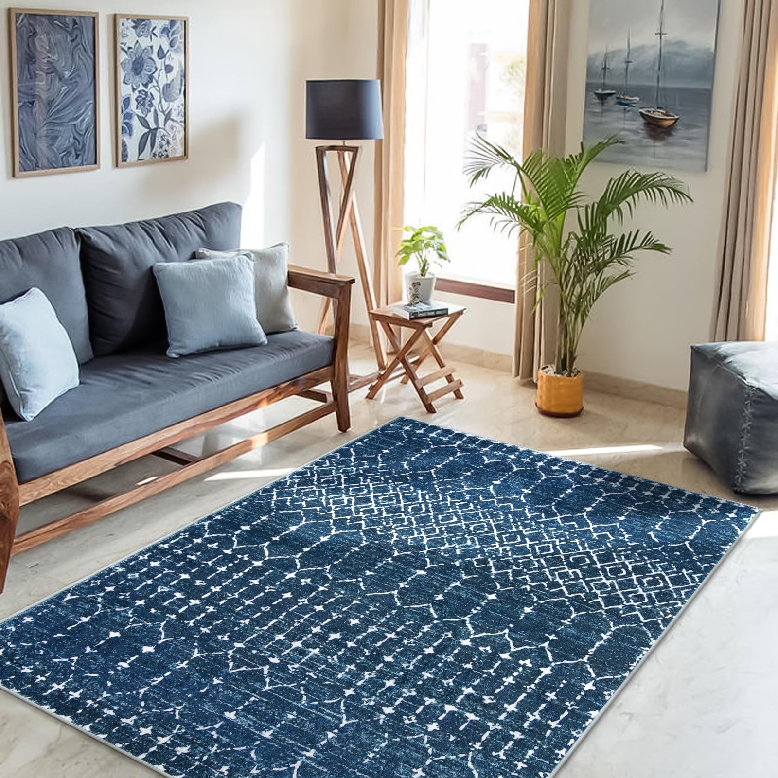Lahome rug placed in entryways or dining areas.
