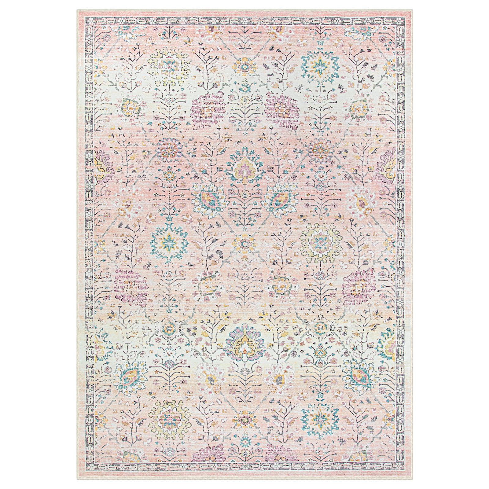 Lahome Flavie machine-washable rug for easy cleaning