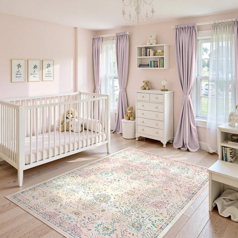 Lahome Flavie rug non-slip backing enhances stability