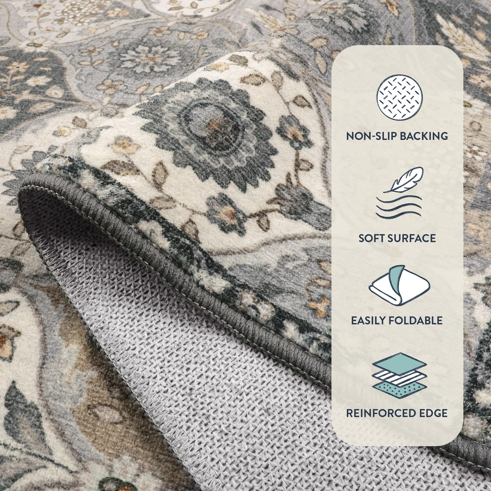 Lahome floral pattern closeup shows faded vintage elegance
