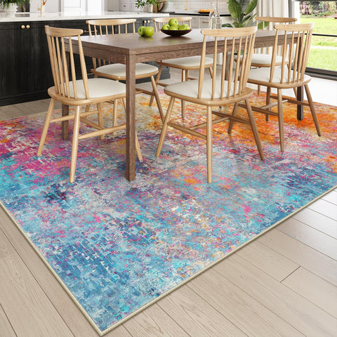 Lahome kid-friendly durable rug withstands high-traffic playrooms