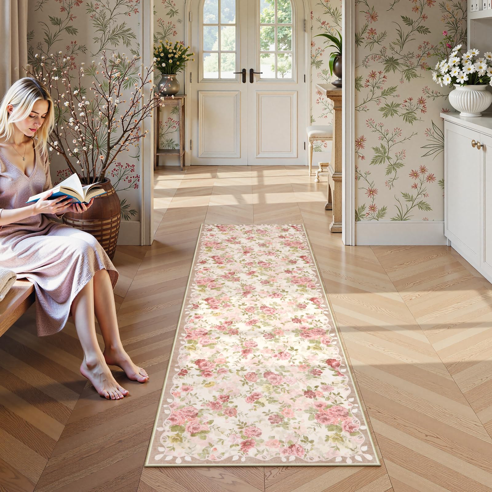 Lahome kid and pet friendly rug withstands daily life.
