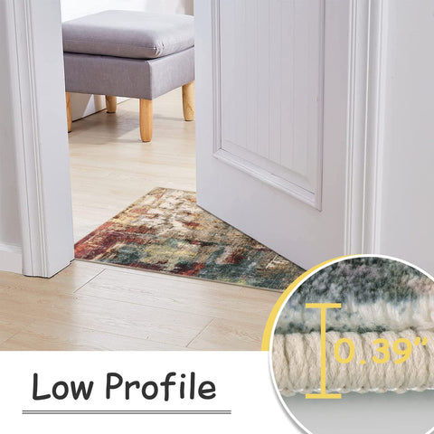 Lahome Kitchen 2x3 Rug brightens the sink area with easy care.