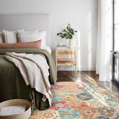 Lahome living room and nursery rug in a cozy, high-traffic space