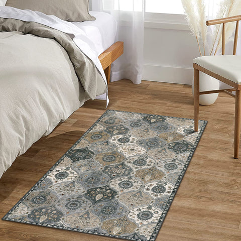 Low-pile Lahome rug is kid- and pet-friendly for daily use.