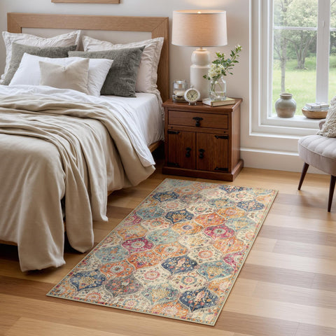 Lahome low-pile pet-friendly rug, simple maintenance and clean look.