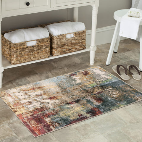 Lahome Machine-Washable Rug makes quick refreshes effortless.