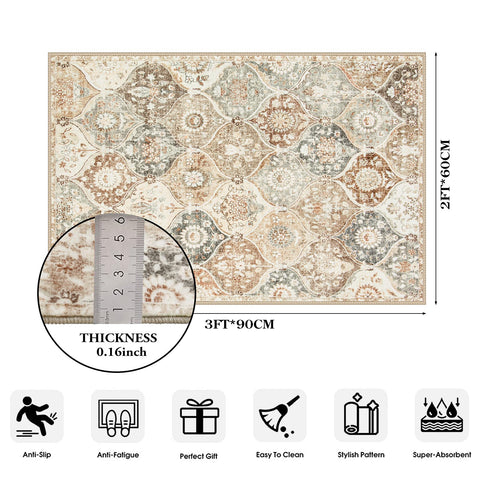 Pet-friendly Lahome Moroccan Trellis rug keeps hair and dander off the floor