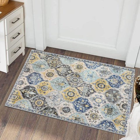 Lahome Moroccan Trellis rug machine washable care for busy homes.