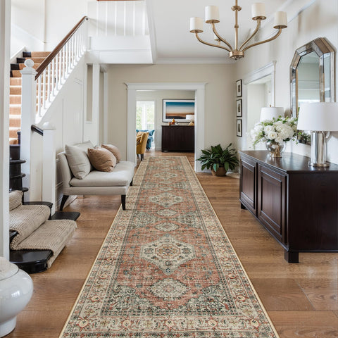 Lahome non-slip backing keeps entryways safe and steady.