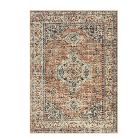 Lahome non-slip back rug stays in place on smooth floors