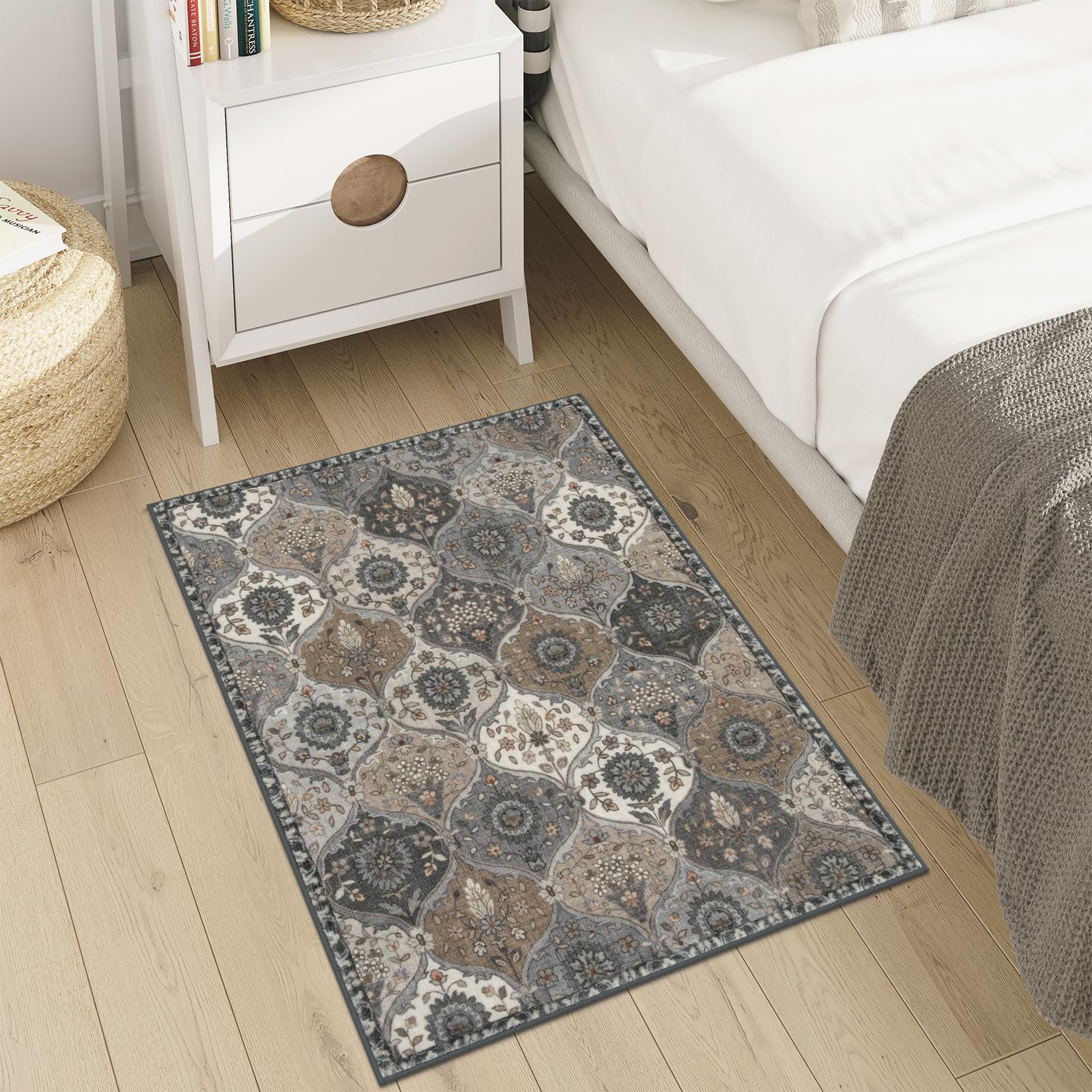 Lahome faux wool rug is soft underfoot for daily use