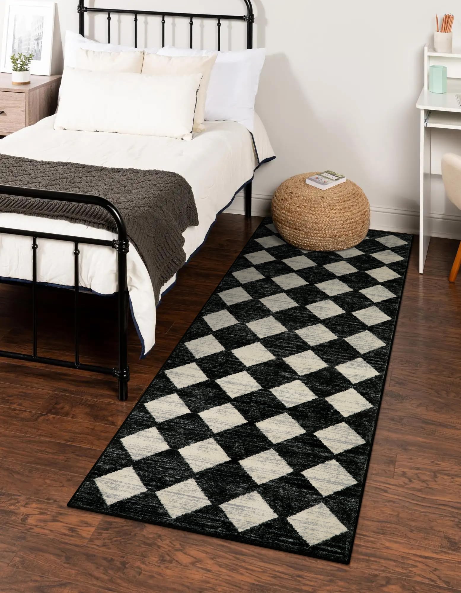 Lahome Zelie rug bath or entryway runner adds warmth daily.