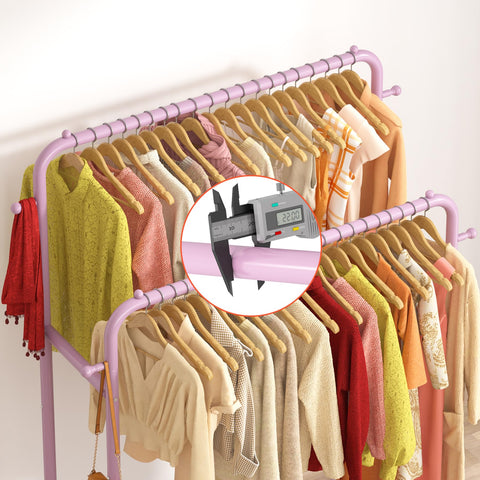 Laiensia mobile rack with lockable wheels for stable stops