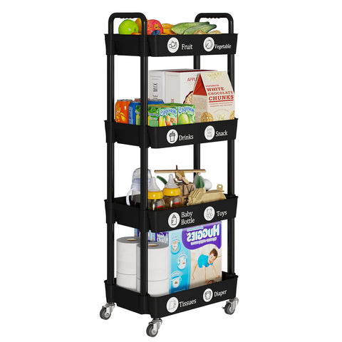 Laiensia rolling cart with 360-degree wheels for easy movement and placement.