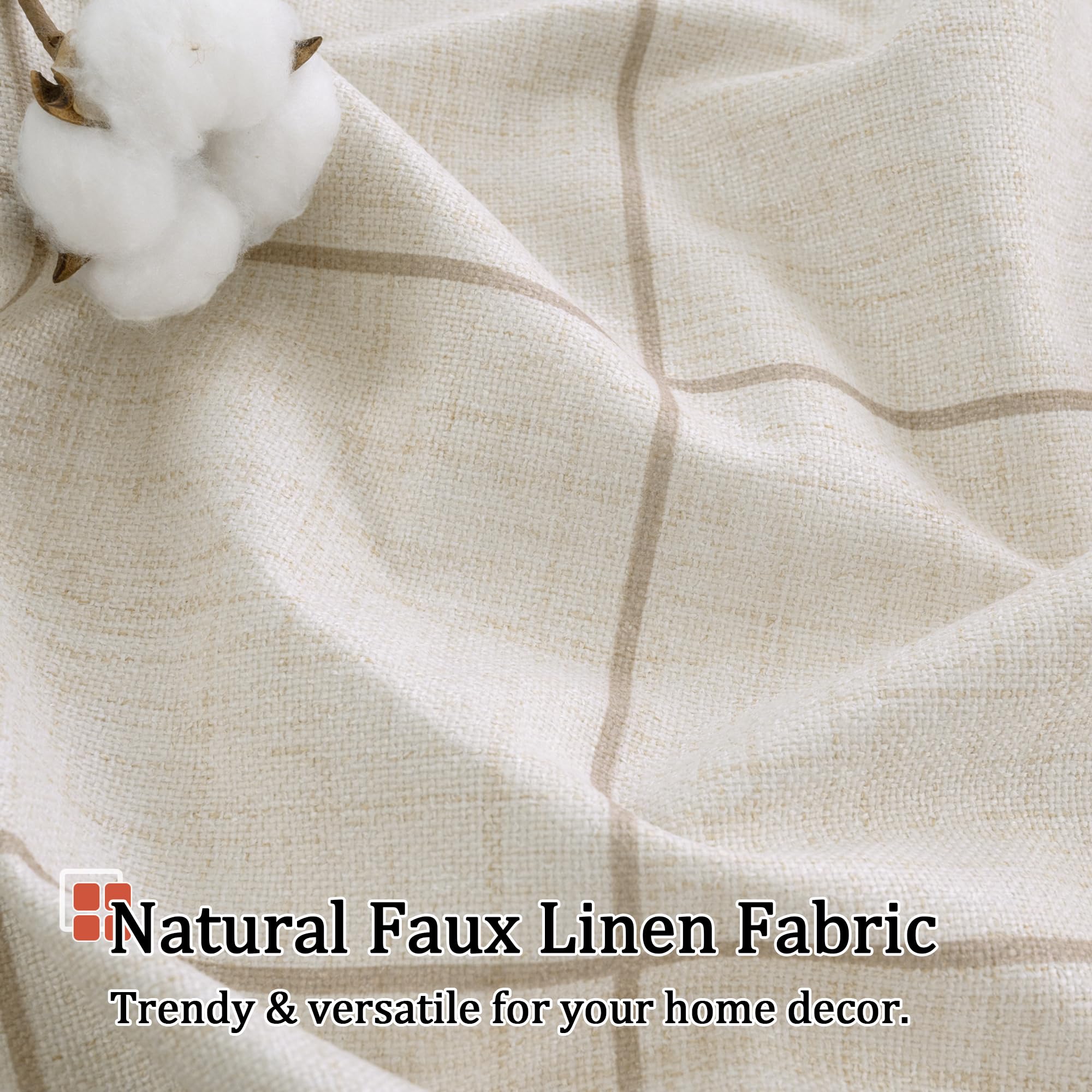 Lajode curtains with easy care fabric simplify weekly cleaning and quick refresh.