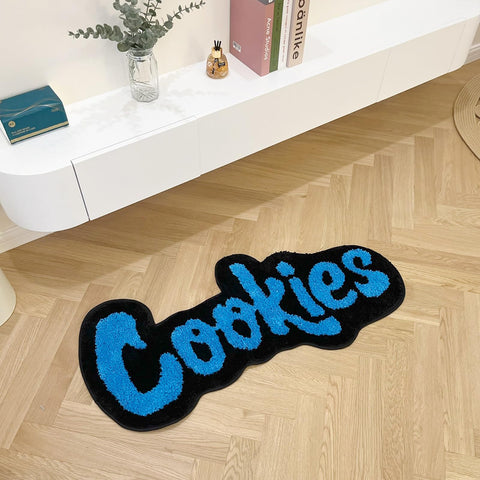 LAKEA Cookies Rug blue base with bright color accents for lively interiors