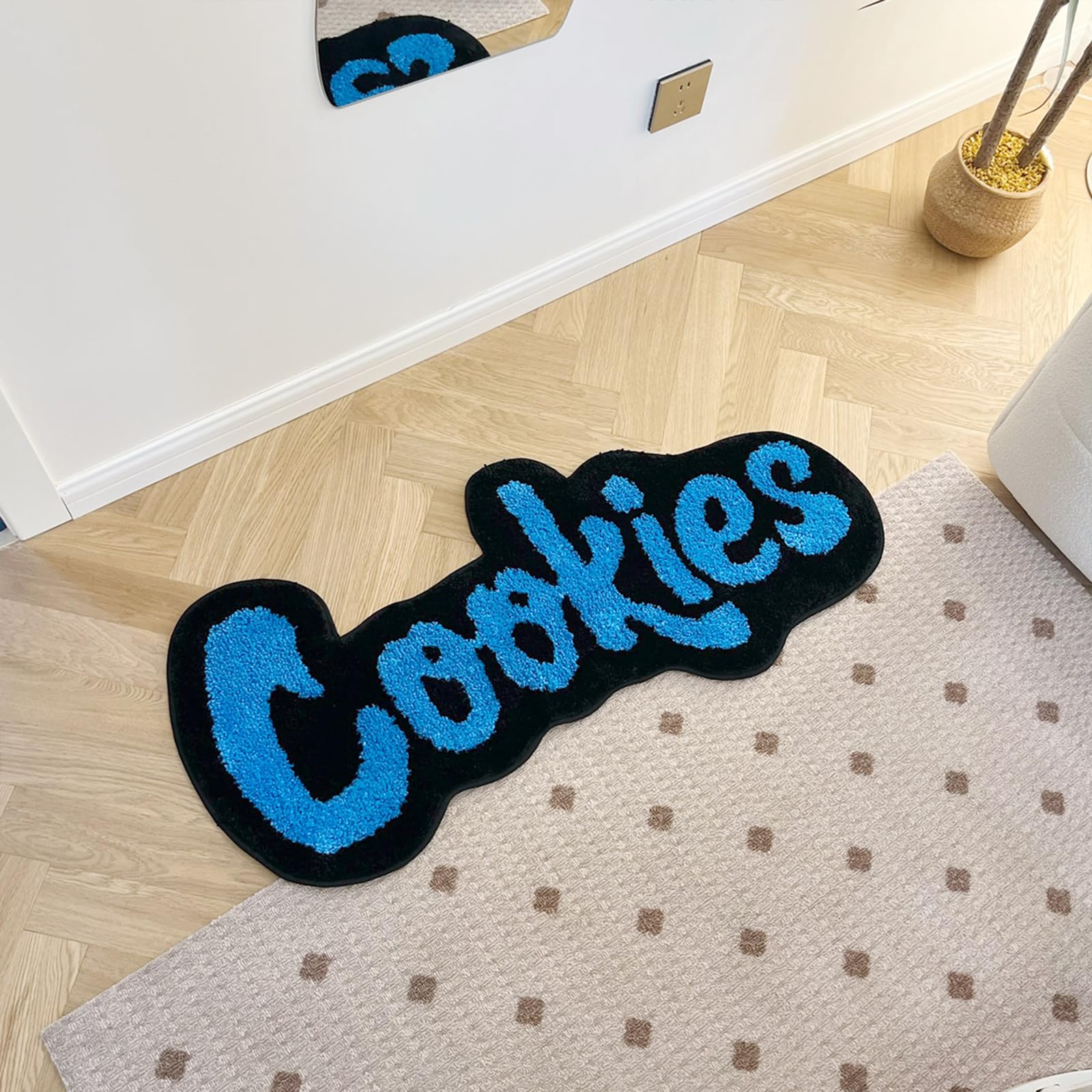 LAKEA Cookies Rug with durable materials for everyday use