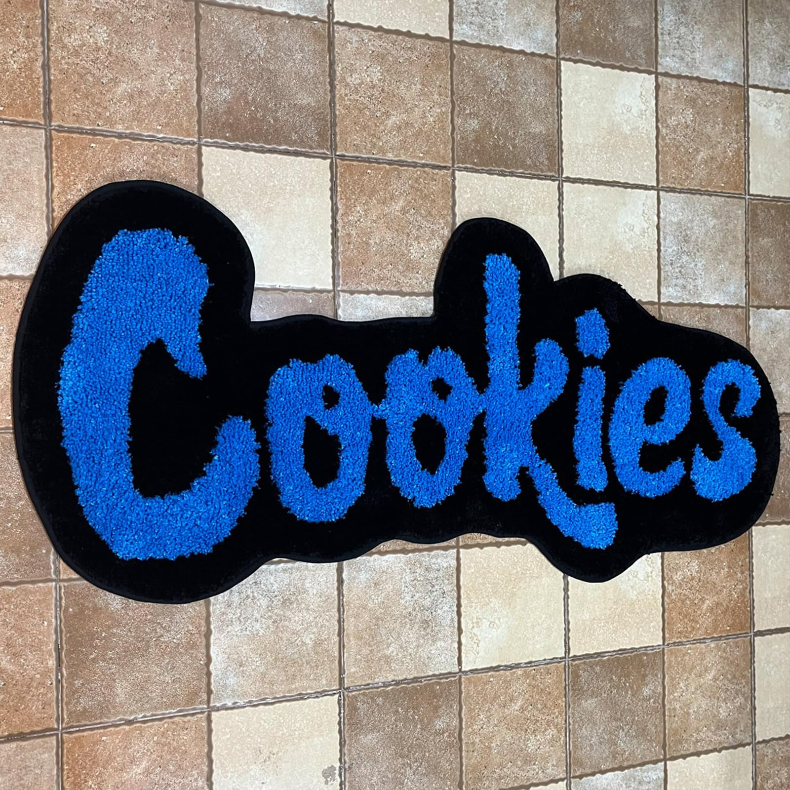 LAKEA Cookies Rug irregular shape as a focal point in any room