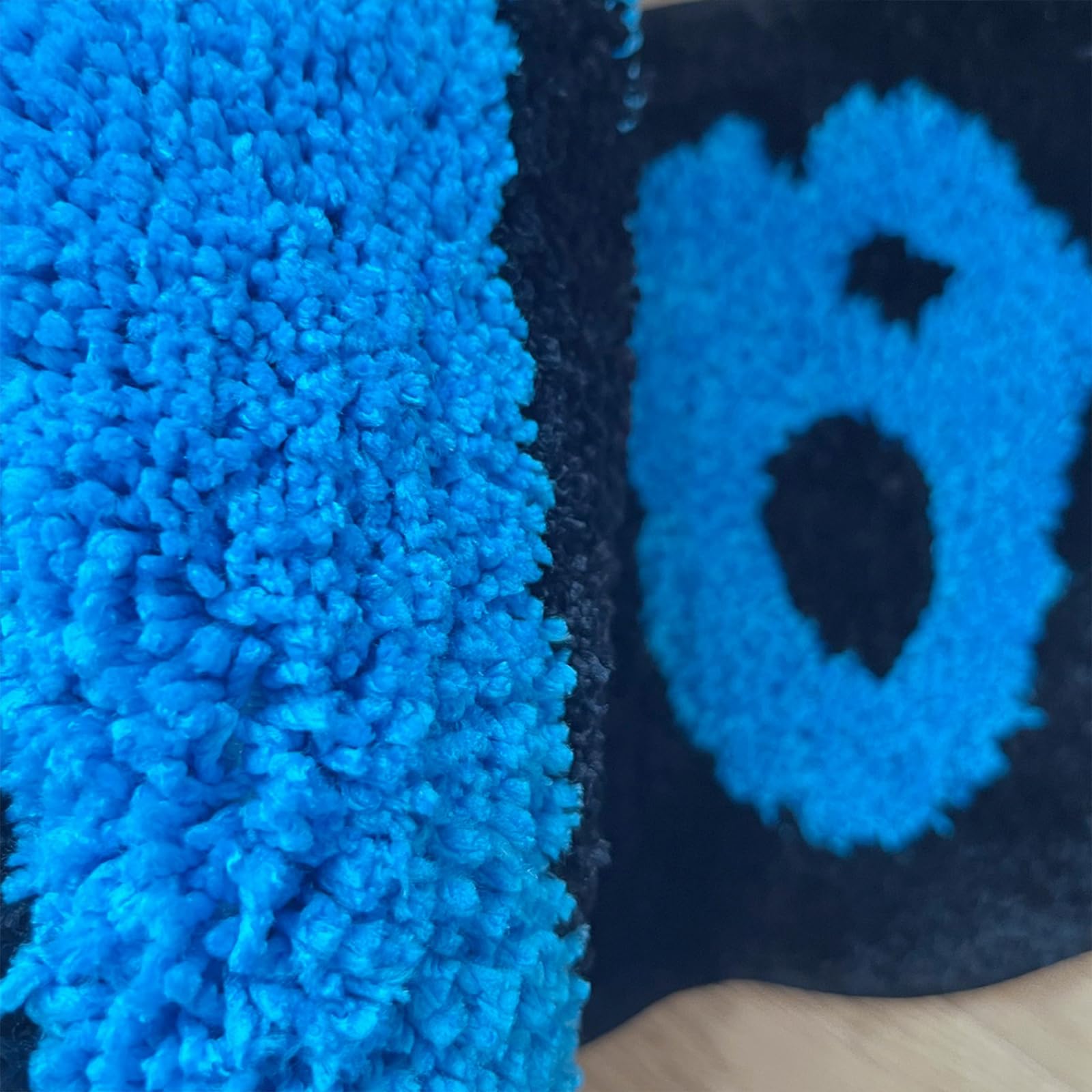 LAKEA Cookies Rug shows soft plush texture for cozy living spaces