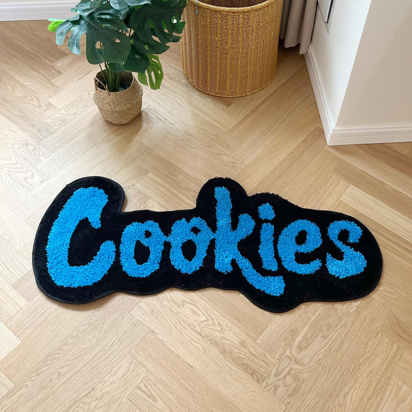 LAKEA Cookies Rug with unique cookies silhouette for charming bedroom decor